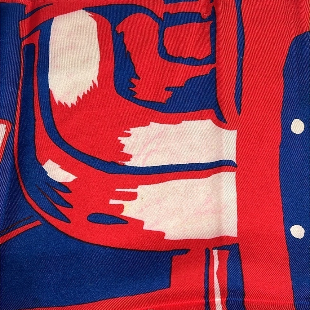Dior Christian Dior Miss Dior Put-Put 30” Vintage 1960’s Silk Scarf - Picture 3 of 5